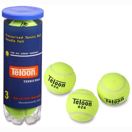 Купить Мяч для большого тенниса Teloon 626Т Р3  (3 шт) в Вилюйске 