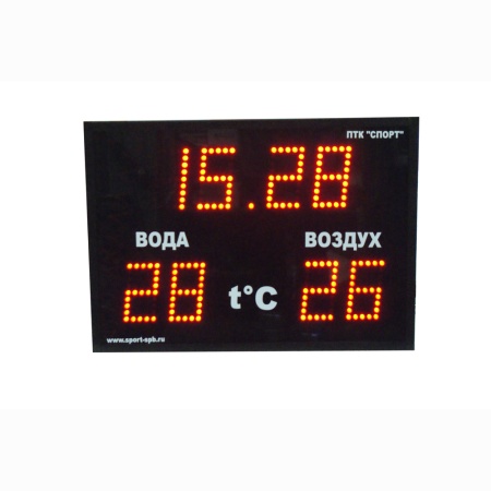 Купить Часы-термометр СТ1.16-2t для бассейна в Вилюйске 