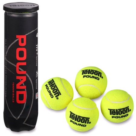 Купить Мяч для большого тенниса Teloon 828Т Р4  (4 шт) в Вилюйске 