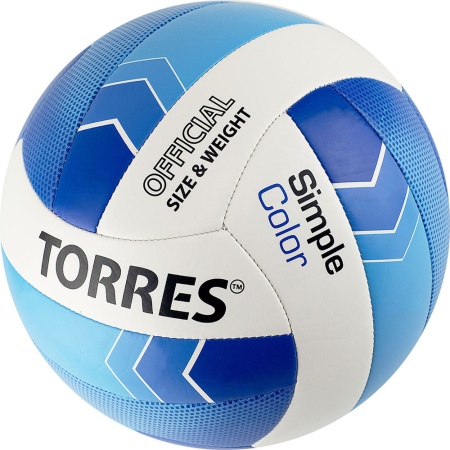Купить Мяч волейбольный Torres Simple Color любительский р.5 в Вилюйске 